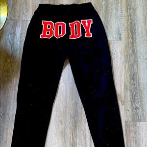 Black “BODY pants !